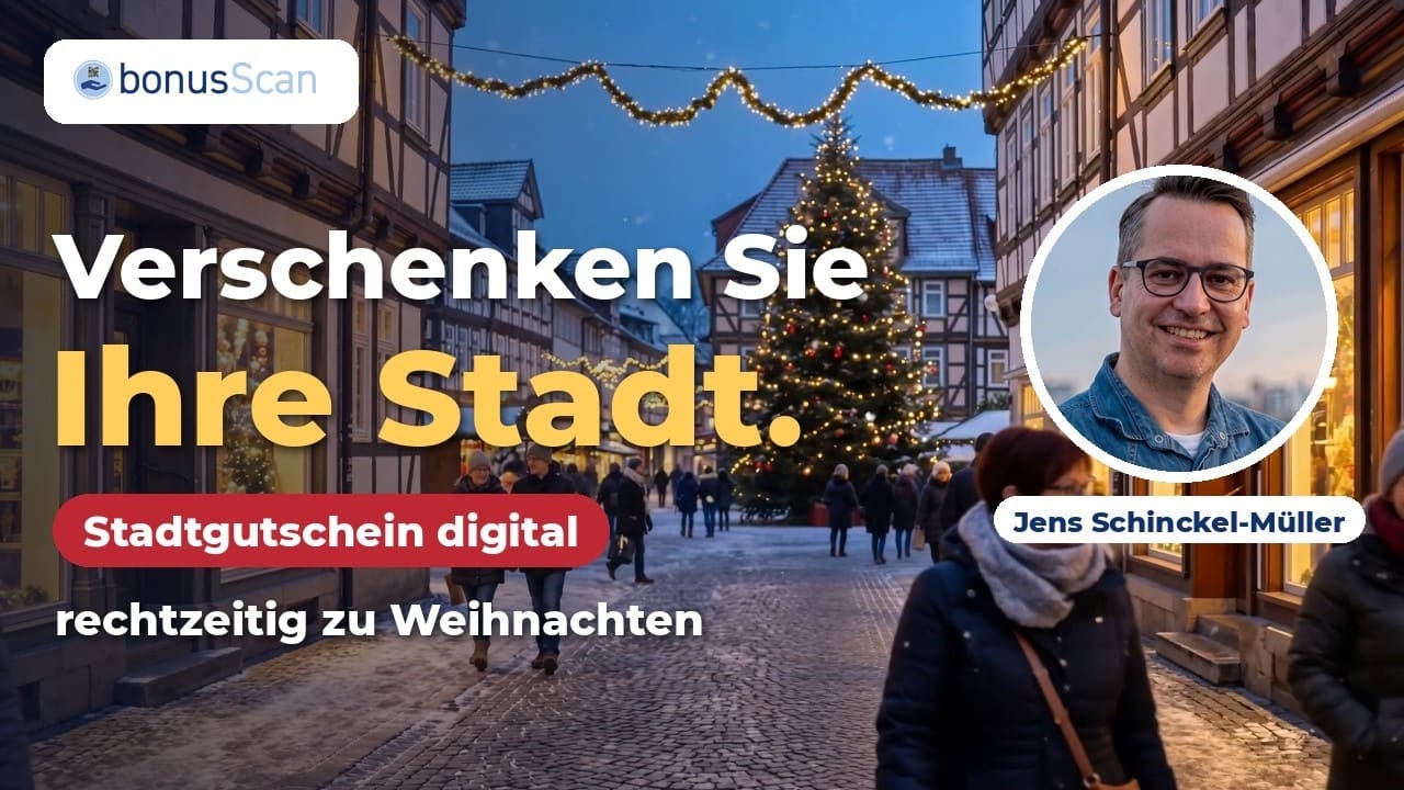 Verschenken Sie Ihre Stadt: Der digitale Stadtgutschein